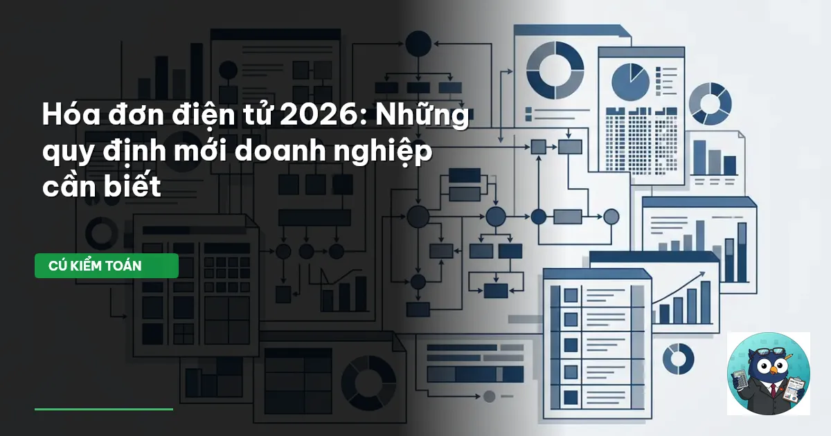 hóa đơn điện tử quy định mới nhất 2026