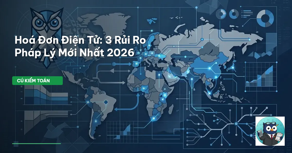 Hoá Đơn Điện Tử: 3 Rủi Ro Pháp Lý Mới Nhất 2026