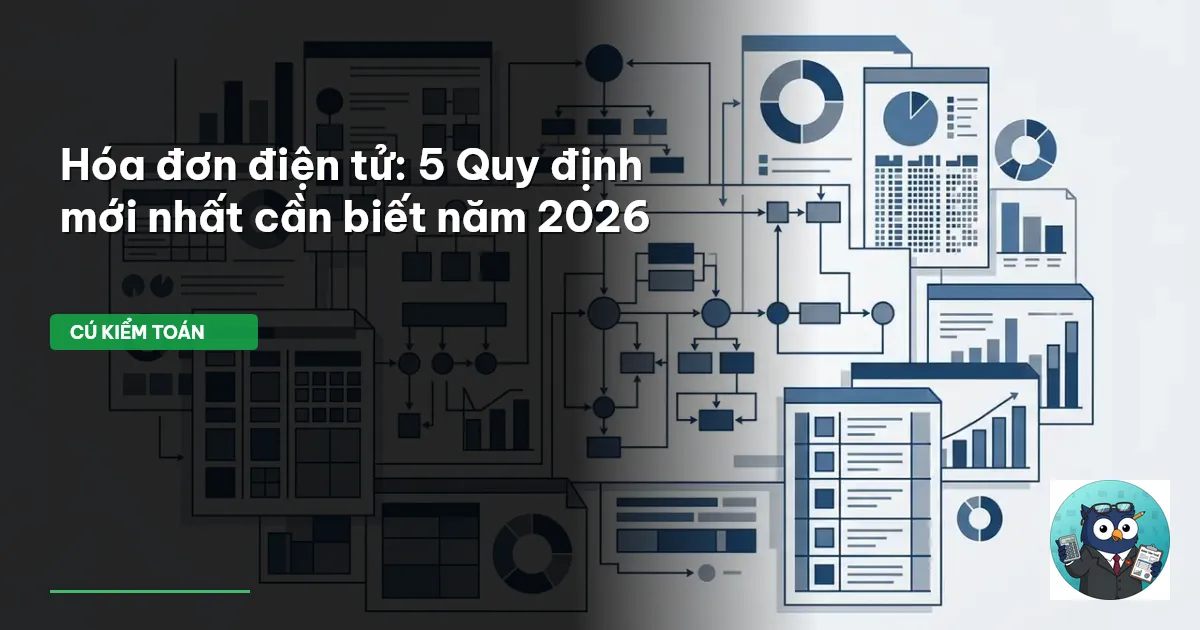 hóa đơn điện tử quy định mới nhất