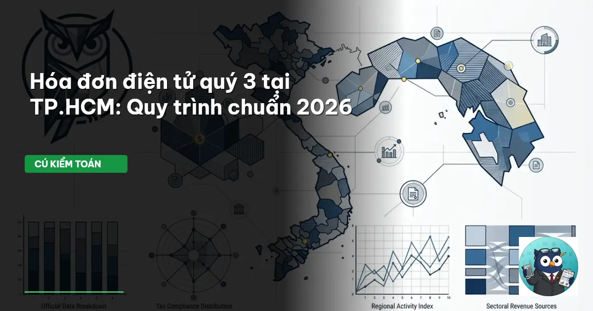 Hóa đơn điện tử quý 3 tại TP.HCM: Quy trình chuẩn 2026
