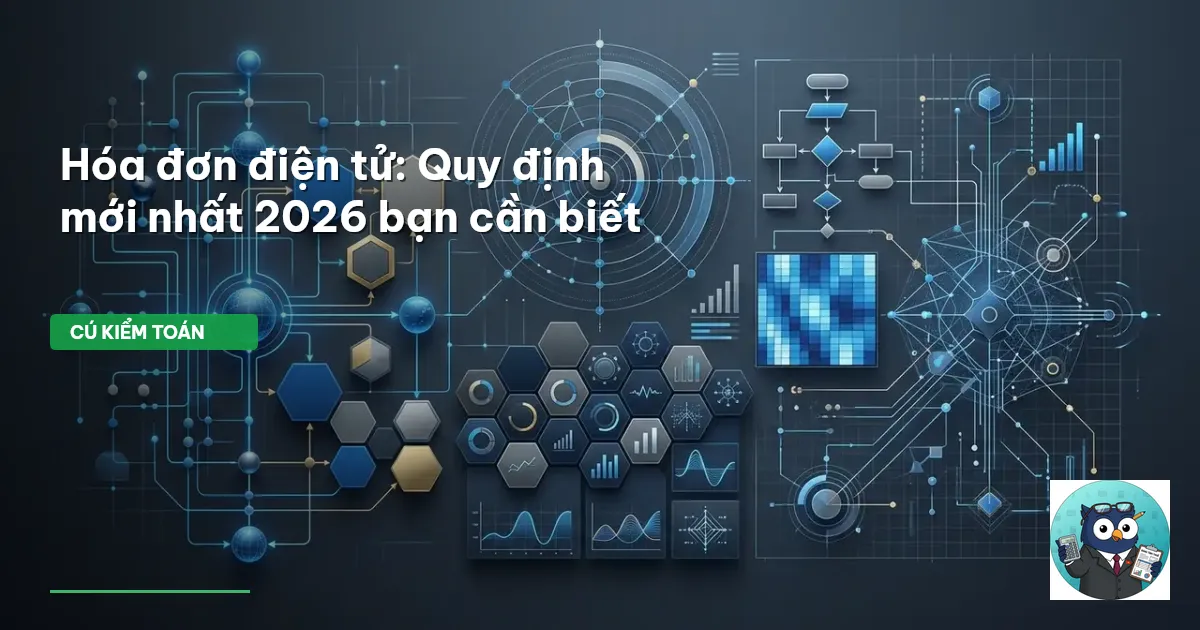 hóa đơn điện tử quy định mới nhất