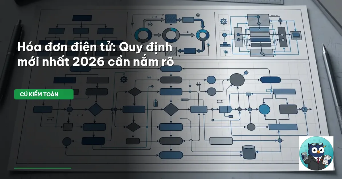 hóa đơn điện tử quy định mới nhất