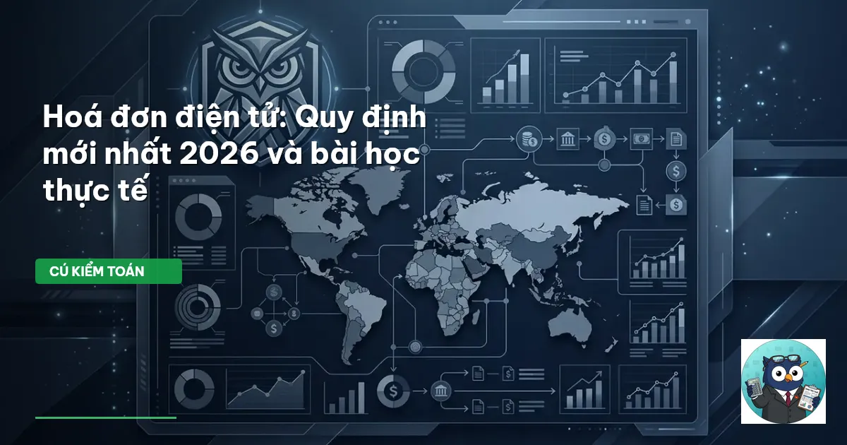 Hoá đơn điện tử: Quy định mới nhất 2026 và bài học thực tế