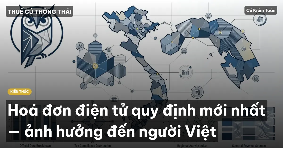 Hoá đơn điện tử quy định mới nhất — ảnh hưởng đến người Việt