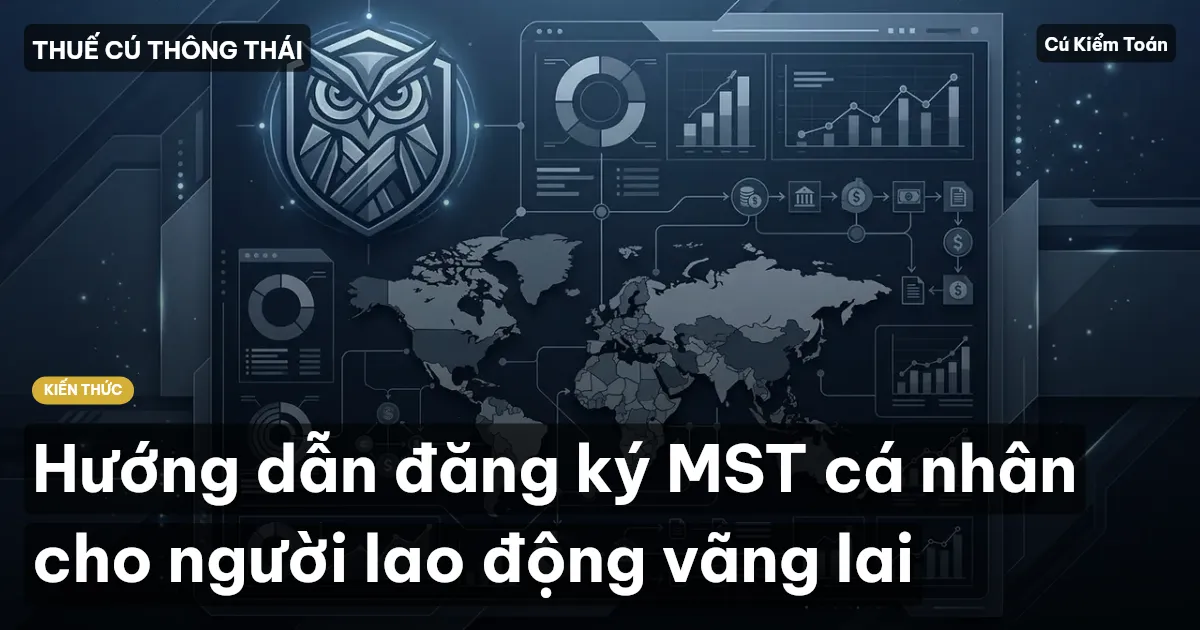 Hướng dẫn đăng ký MST cá nhân cho người lao động vãng lai