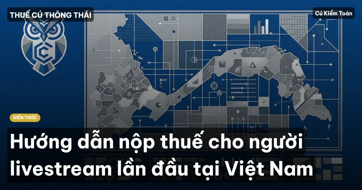 Hướng dẫn nộp thuế cho người livestream lần đầu tại Việt Nam