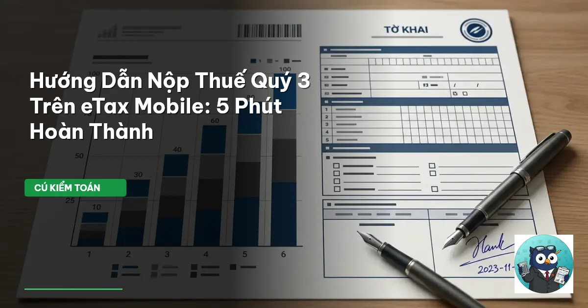 nộp thuế quý 3
