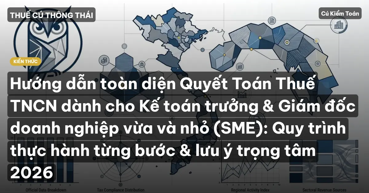 Hướng dẫn toàn diện Quyết Toán Thuế TNCN dành cho Kế toán trưởng & Giám đốc doanh nghiệp vừa và nhỏ (SME): Quy trình thực hành từng bước & lưu ý trọng tâm 2026