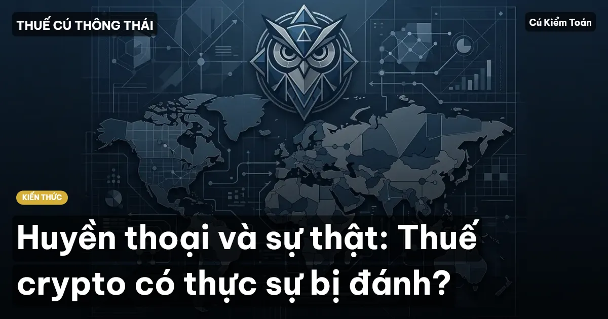 Huyền thoại và sự thật: Thuế crypto có thực sự bị đánh?