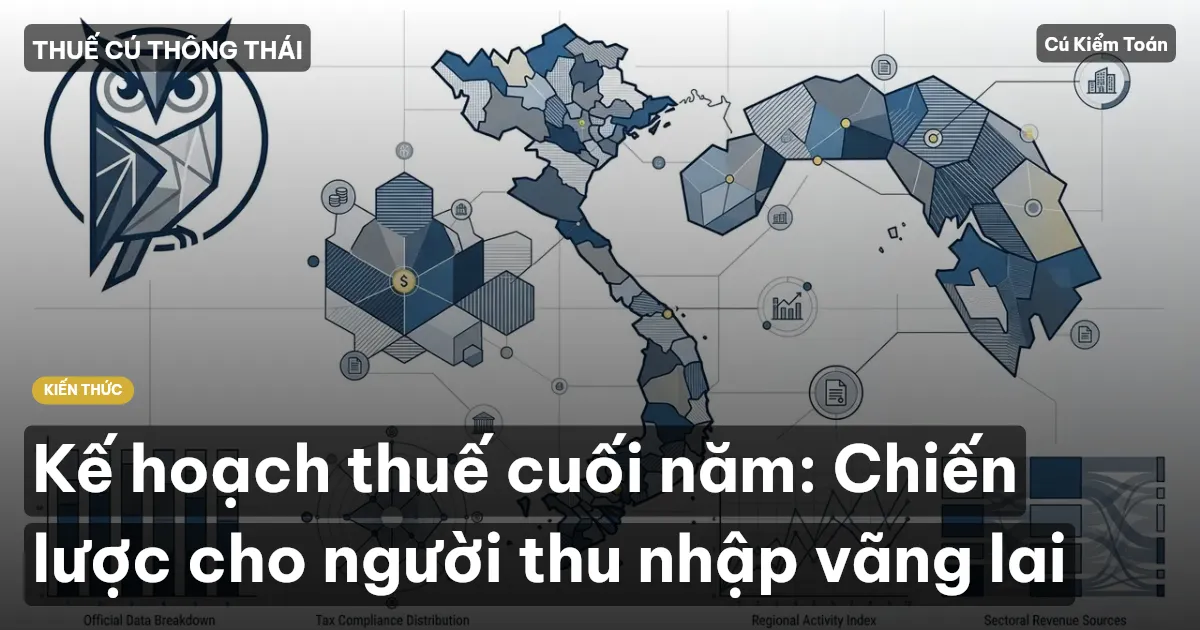 Kế hoạch thuế cuối năm: Chiến lược cho người thu nhập vãng lai