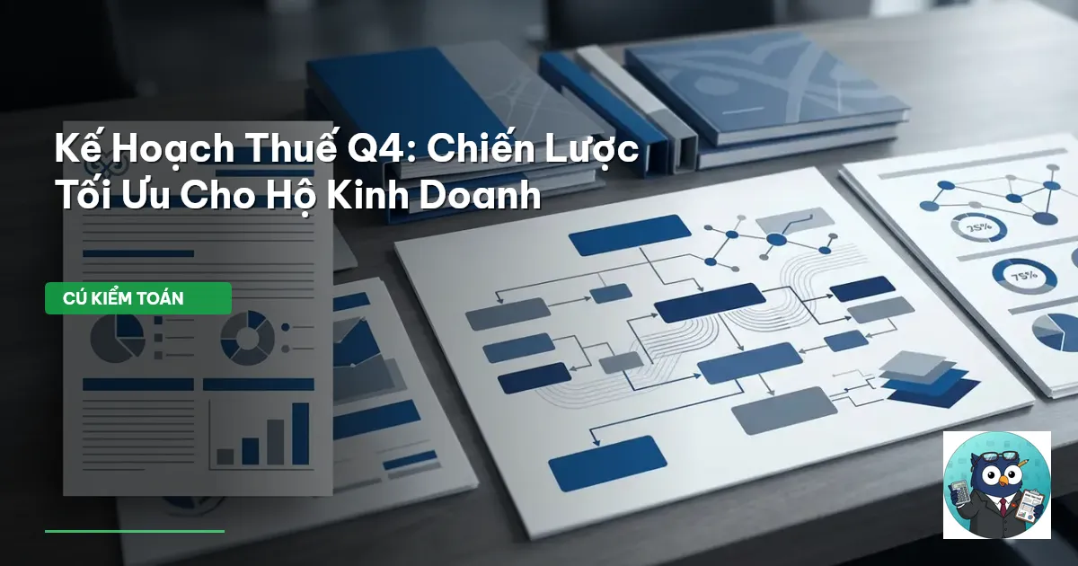 Kế Hoạch Thuế Q4: Chiến Lược Tối Ưu Cho Hộ Kinh Doanh