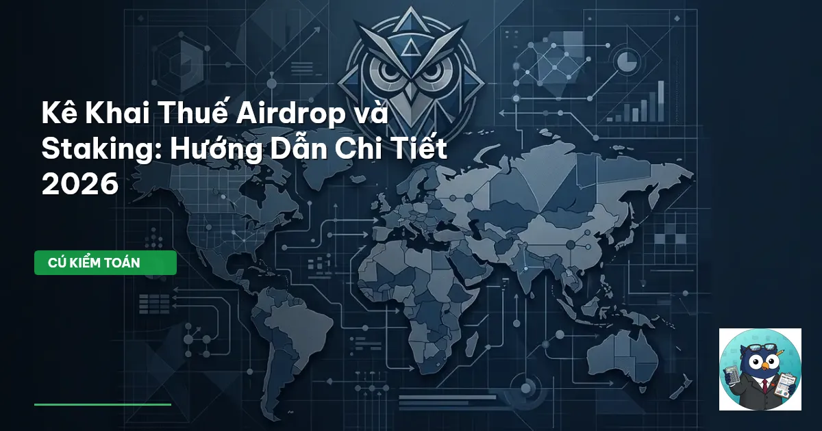 Kê Khai Thuế Airdrop và Staking: Hướng Dẫn Chi Tiết 2026