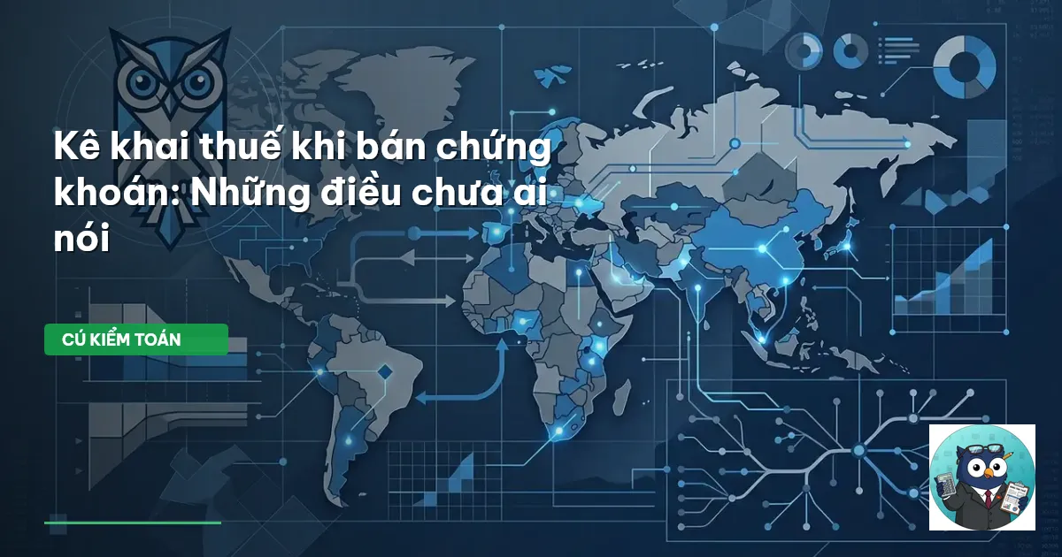 Kê khai thuế khi bán chứng khoán: Những điều chưa ai nói