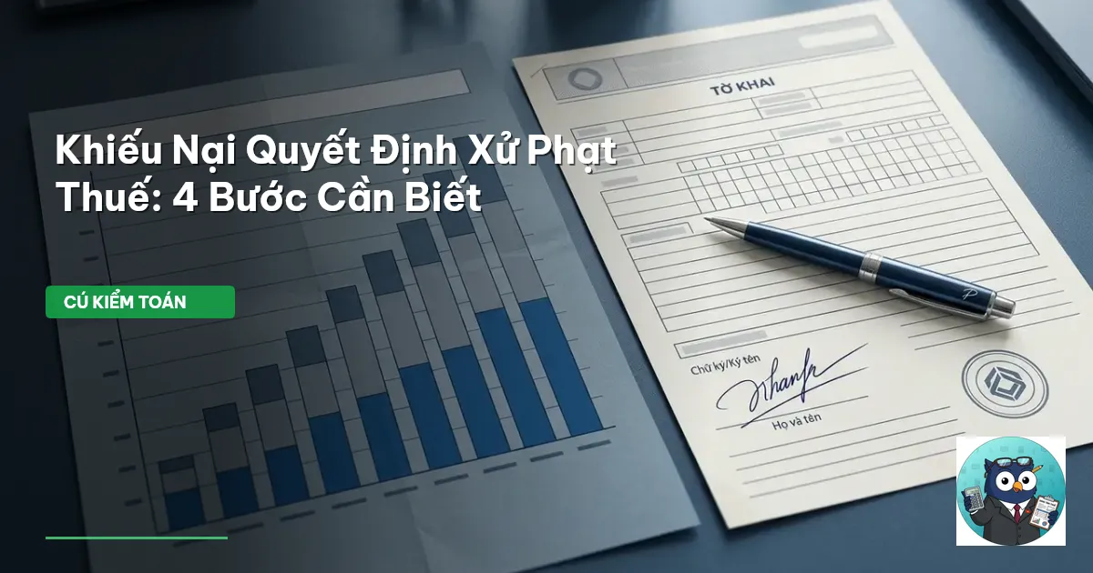 khiếu nại quyết định xử phạt thuế