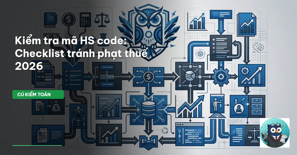 Kiểm tra mã HS code: Checklist tránh phạt thuế 2026