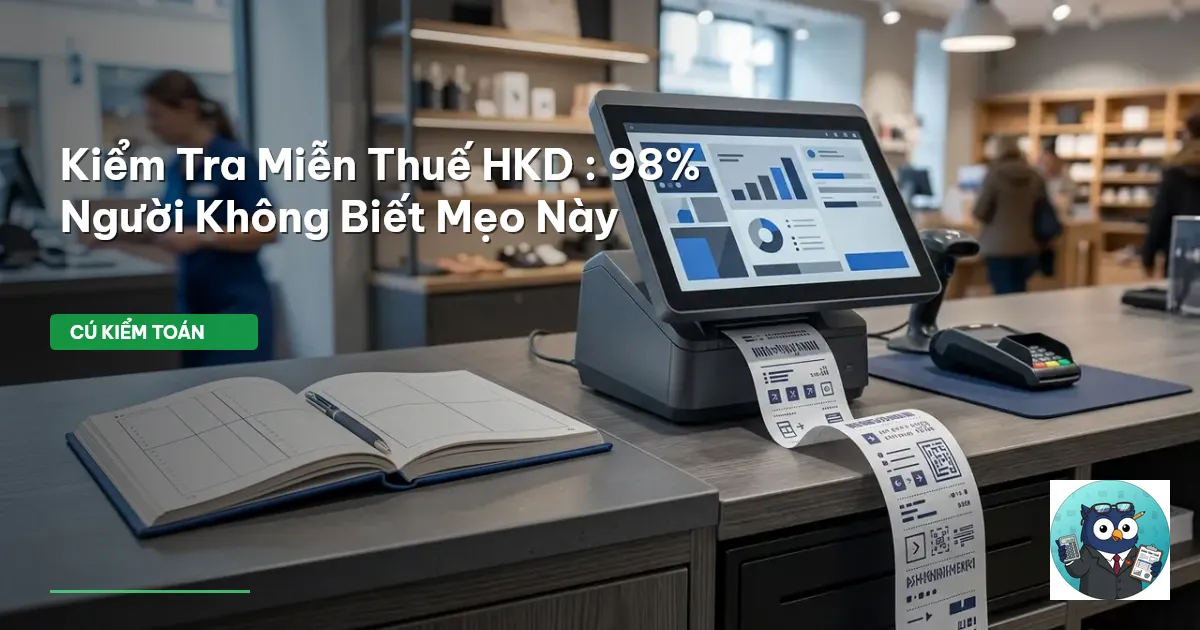 kiểm tra miễn thuế hộ kinh doanh