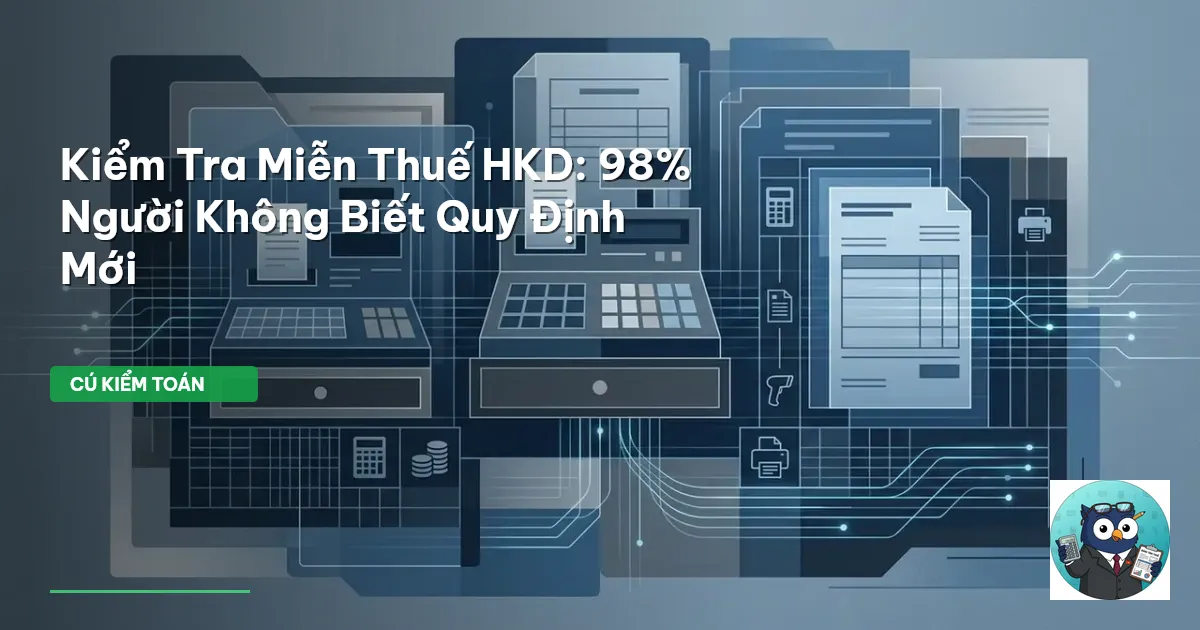 miễn thuế hộ kinh doanh