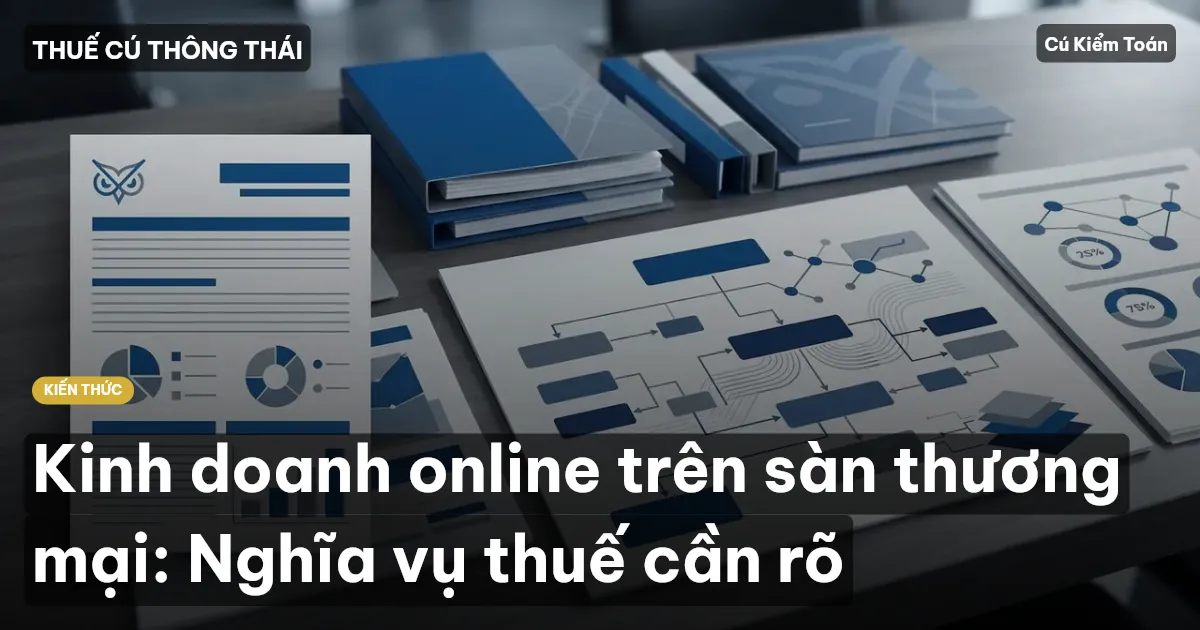 Kinh doanh online trên sàn thương mại: Nghĩa vụ thuế cần rõ