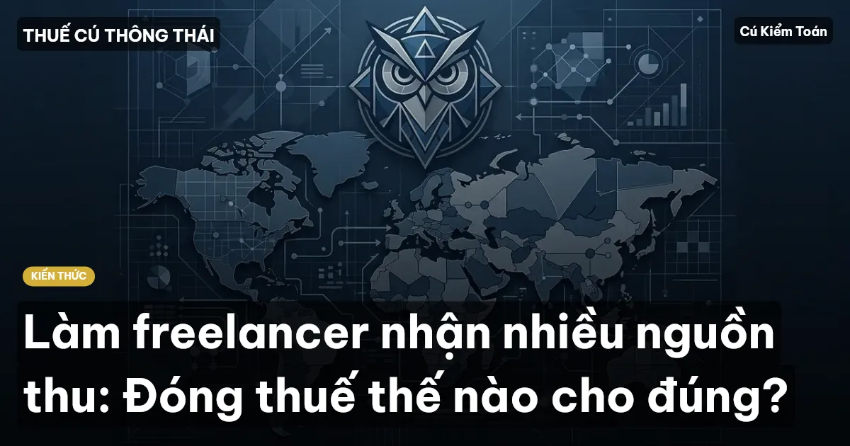 Làm freelancer nhận nhiều nguồn thu: Đóng thuế thế nào cho đúng?