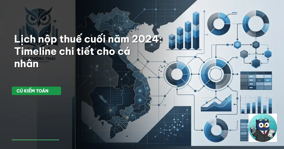 Lịch nộp thuế cuối năm 2024: Timeline chi tiết cho cá nhân