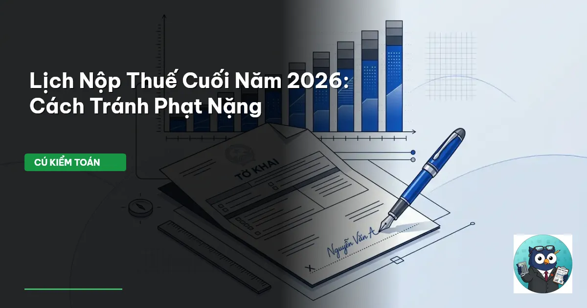 lịch nộp thuế 2026