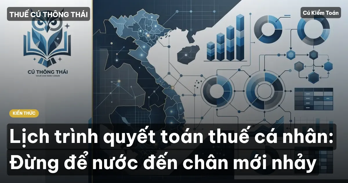 Lịch trình quyết toán thuế cá nhân: Đừng để nước đến chân mới nhảy