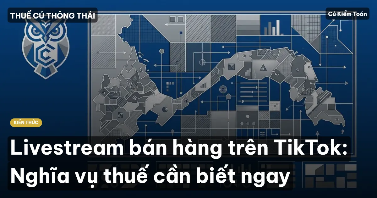 Livestream bán hàng trên TikTok: Nghĩa vụ thuế cần biết ngay