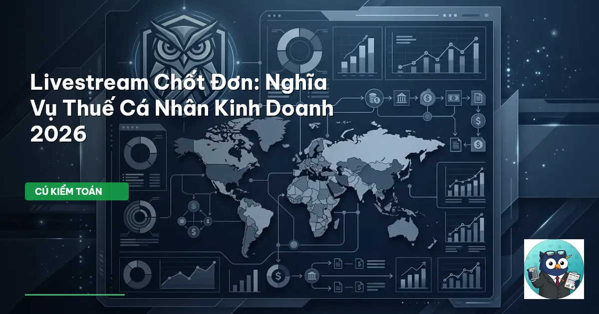 Livestream Chốt Đơn: Nghĩa Vụ Thuế Cá Nhân Kinh Doanh 2026