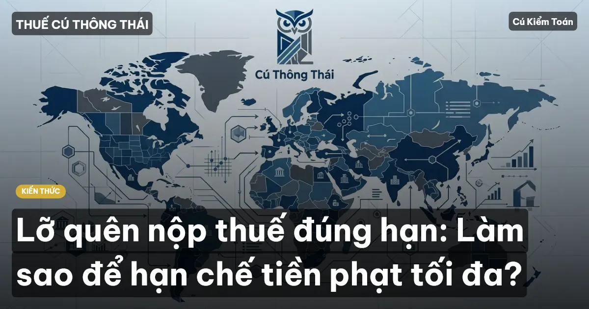 Lỡ quên nộp thuế đúng hạn: Làm sao để hạn chế tiền phạt tối đa?