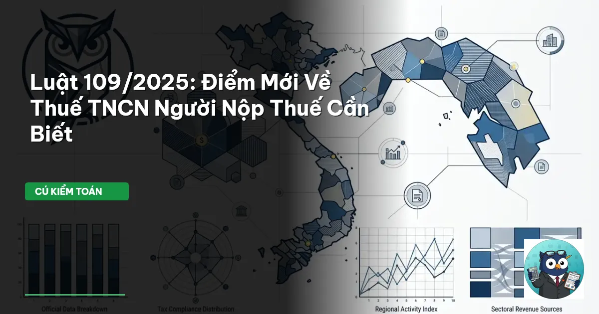 Luật 109/2025: Điểm Mới Về Thuế TNCN Người Nộp Thuế Cần Biết