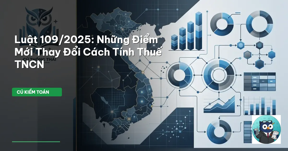 Luật 109/2025: Những Điểm Mới Thay Đổi Cách Tính Thuế TNCN