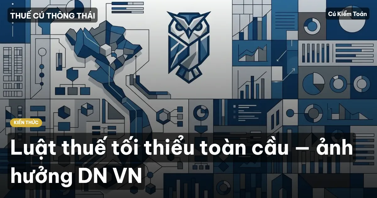 Luật thuế tối thiểu toàn cầu — ảnh hưởng DN VN