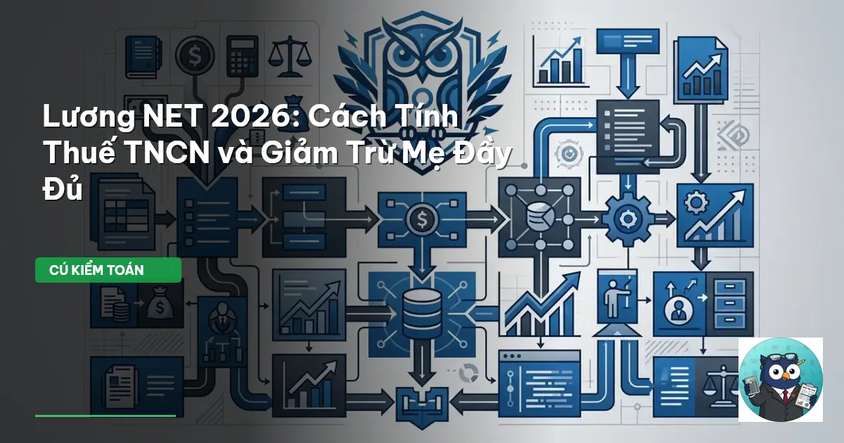 Lương NET 2026: Cách Tính Thuế TNCN và Giảm Trừ Mẹ Đầy Đủ