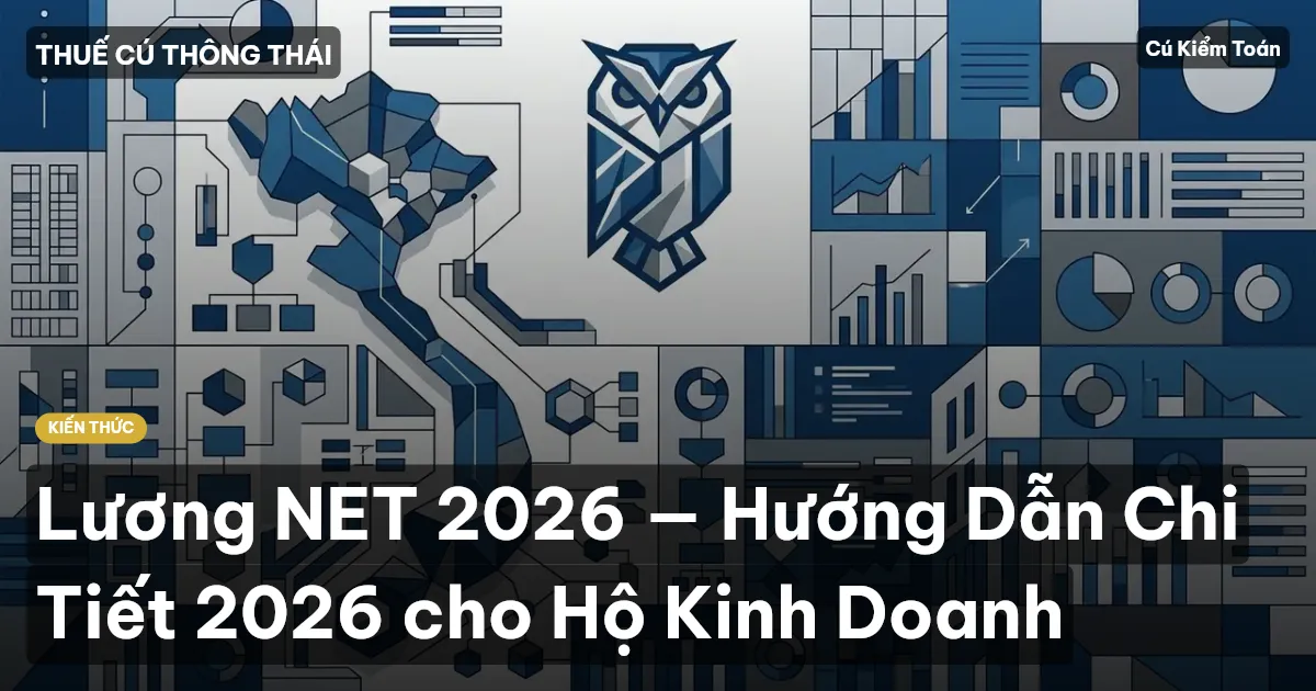 Lương NET 2026 — Hướng Dẫn Chi Tiết 2026 cho Hộ Kinh Doanh