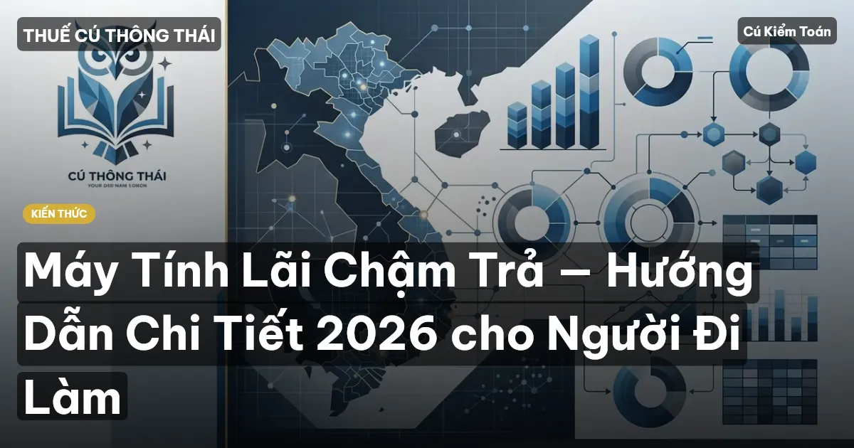 Máy Tính Lãi Chậm Trả — Hướng Dẫn Chi Tiết 2026 cho Người Đi Làm