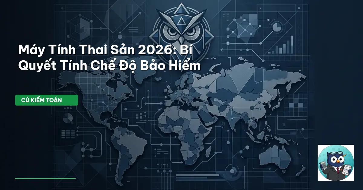 Máy Tính Thai Sản 2026: Bí Quyết Tính Chế Độ Bảo Hiểm