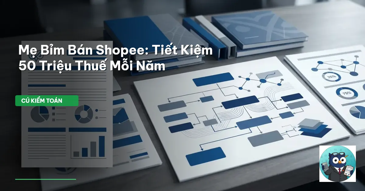 Mẹ Bỉm Bán Shopee: Tiết Kiệm 50 Triệu Thuế Mỗi Năm