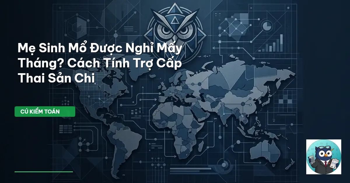 Mẹ Sinh Mổ Được Nghỉ Mấy Tháng? Cách Tính Trợ Cấp Thai Sản Chi