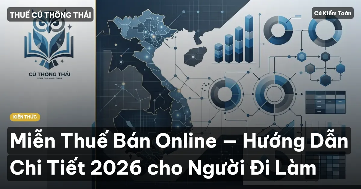 Miễn Thuế Bán Online — Hướng Dẫn Chi Tiết 2026 cho Người Đi Làm