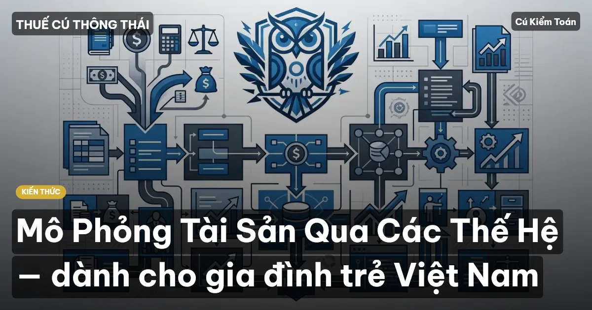 Mô Phỏng Tài Sản Qua Các Thế Hệ — dành cho gia đình trẻ Việt Nam