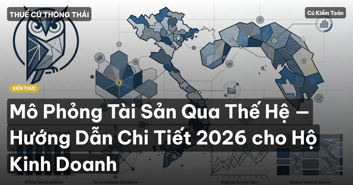 Mô Phỏng Tài Sản Qua Thế Hệ — Hướng Dẫn Chi Tiết 2026 cho Hộ Kinh Doanh