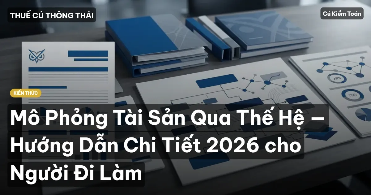 Mô Phỏng Tài Sản Qua Thế Hệ — Hướng Dẫn Chi Tiết 2026 cho Người Đi Làm