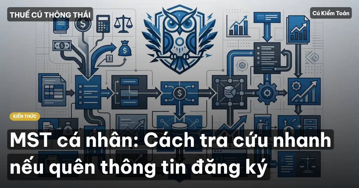 MST cá nhân: Cách tra cứu nhanh nếu quên thông tin đăng ký