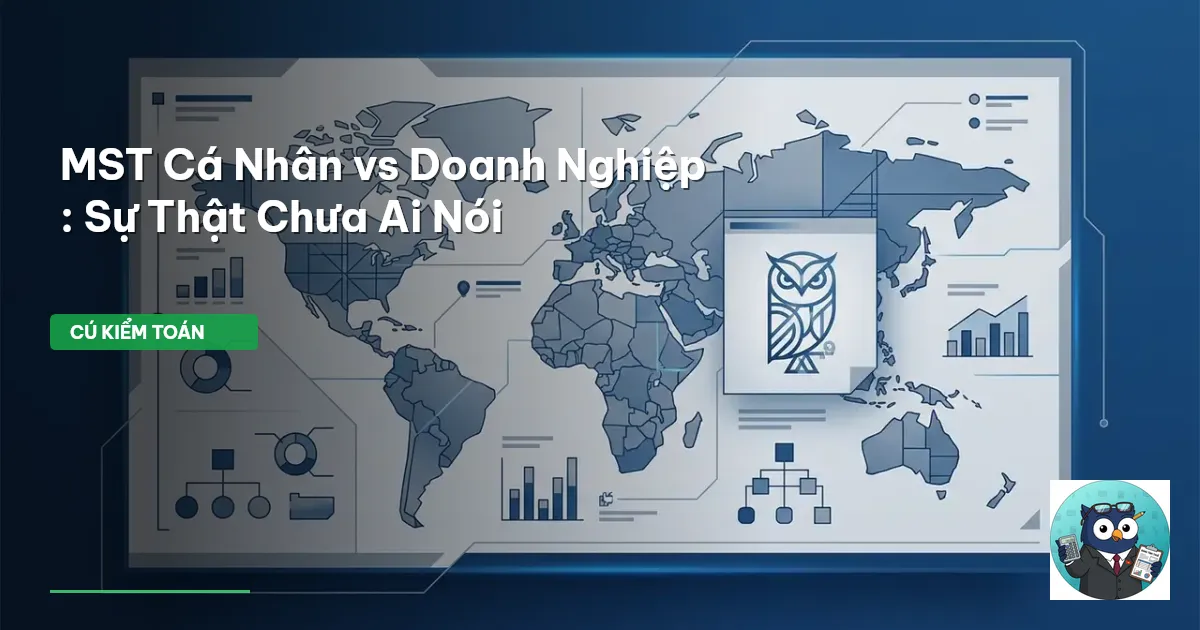MST Cá Nhân vs Doanh Nghiệp : Sự Thật Chưa Ai Nói