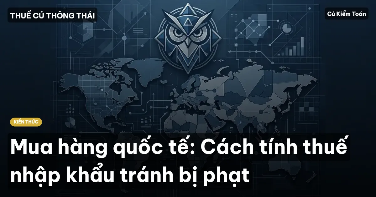 Mua hàng quốc tế: Cách tính thuế nhập khẩu tránh bị phạt