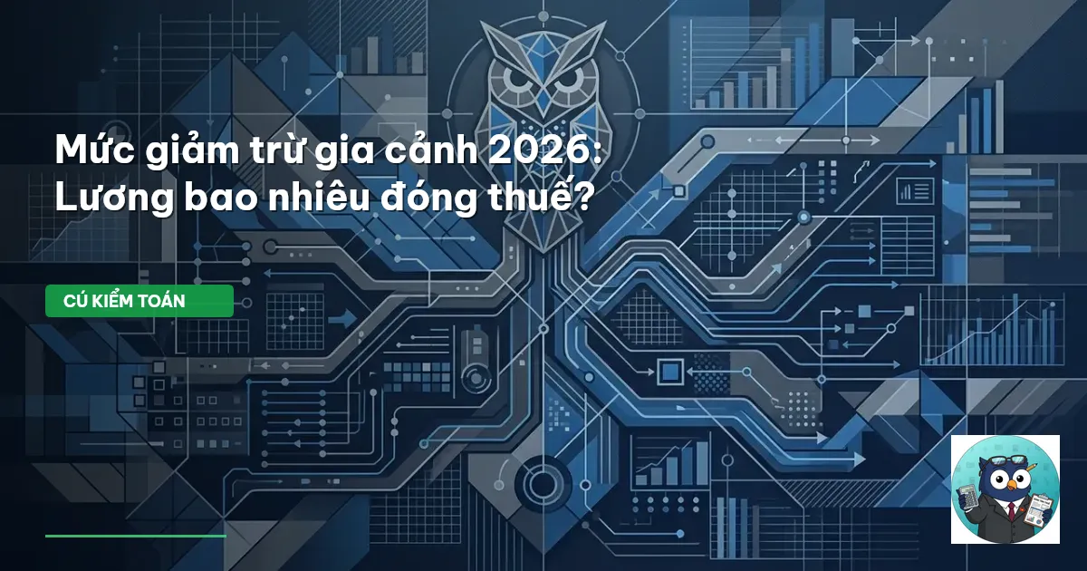 Mức giảm trừ gia cảnh 2026: Lương bao nhiêu đóng thuế?