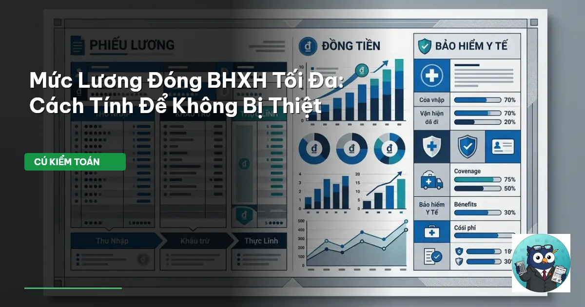 mức lương đóng BHXH tối đa
