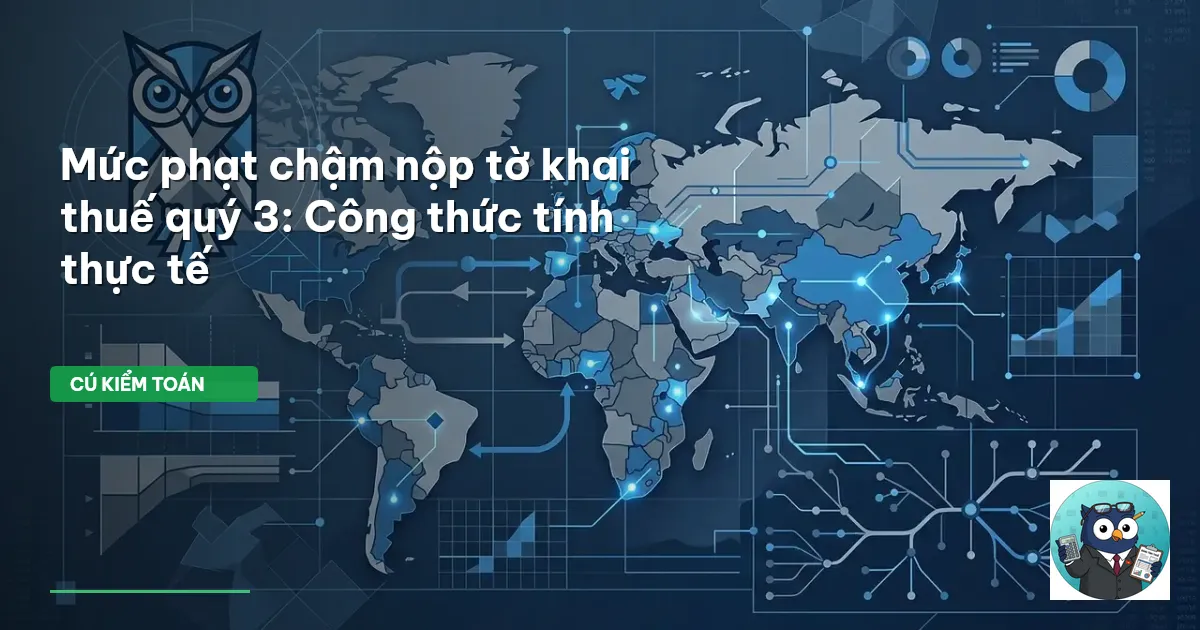 phạt chậm nộp tờ khai