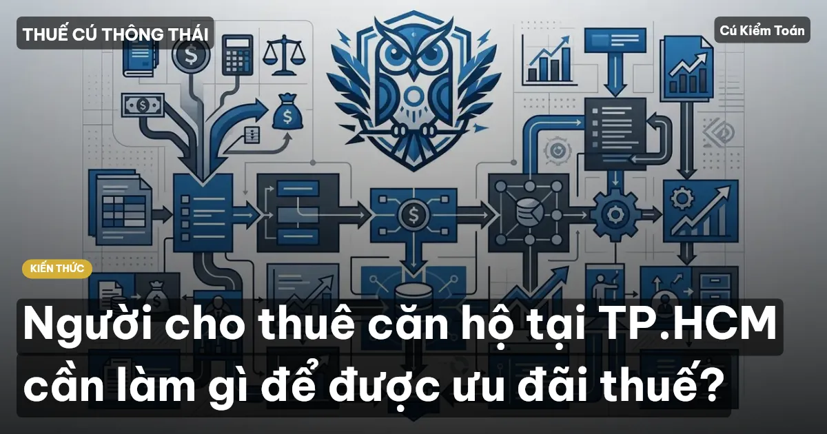 Người cho thuê căn hộ tại TP.HCM cần làm gì để được ưu đãi thuế?