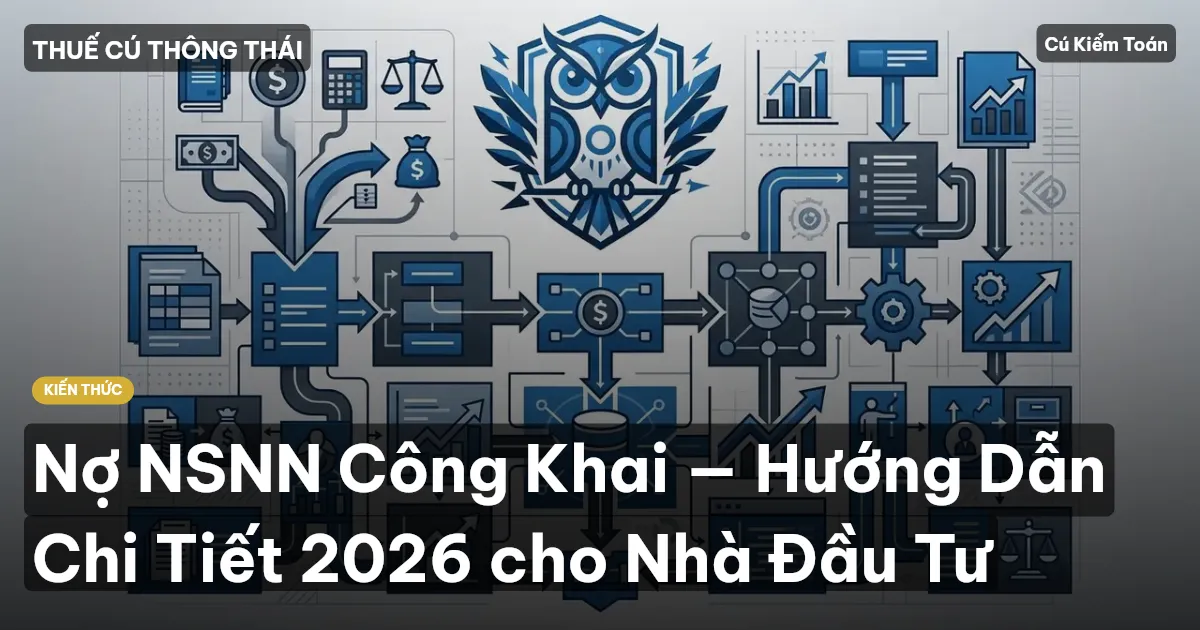 Nợ NSNN Công Khai — Hướng Dẫn Chi Tiết 2026 cho Nhà Đầu Tư